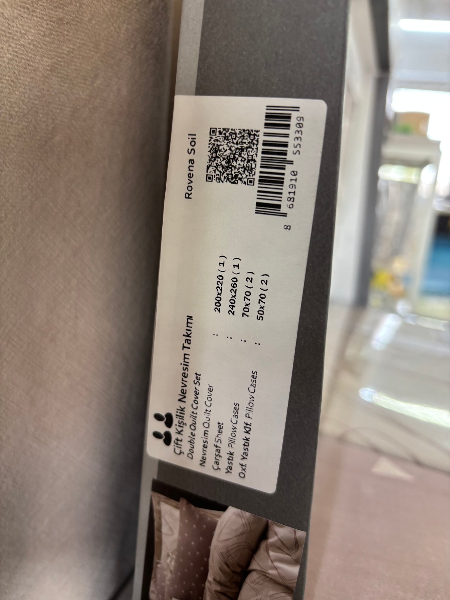 Turkiškas patalynės komplektas ,,Rovena”