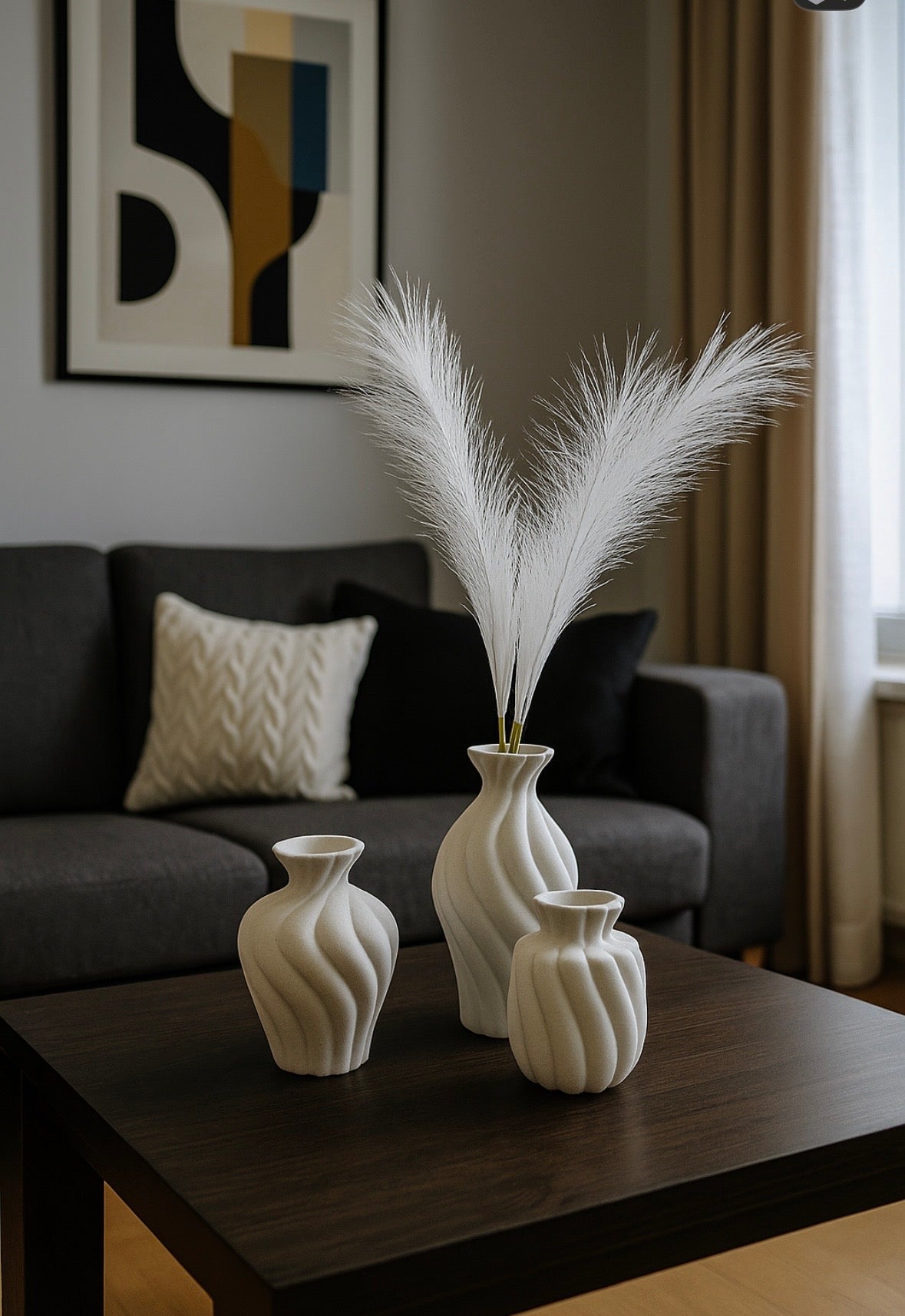 Keramikinių vazų rinkinys