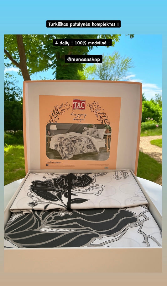 Turkiškas 4 dalių patalynės komplektas