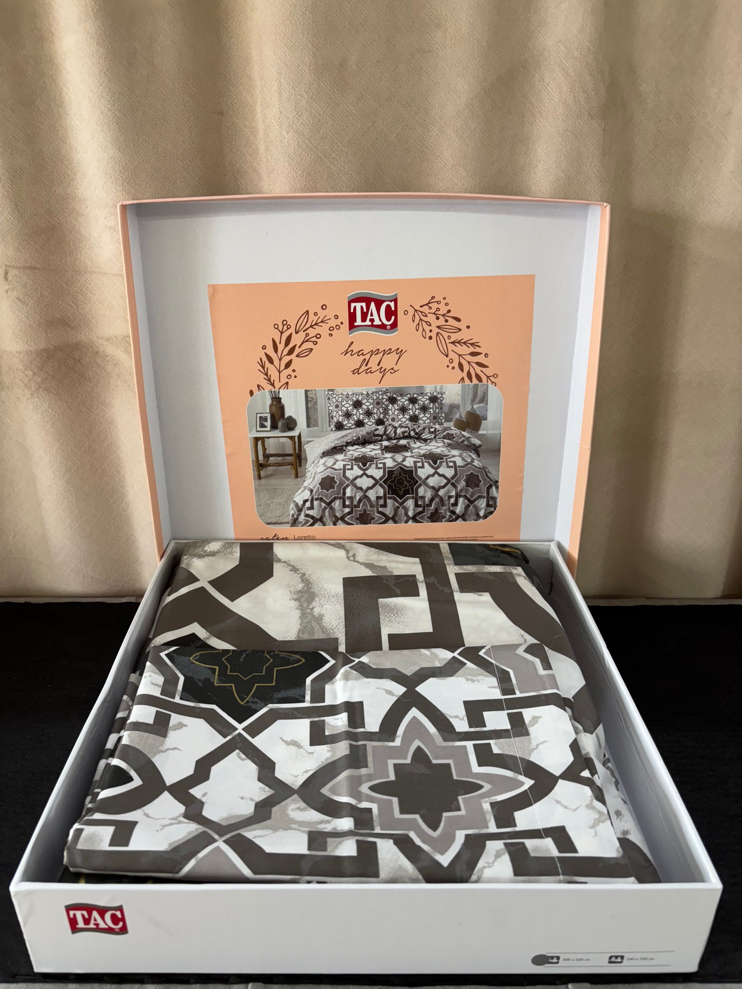 Turkiškas 4 dalių patalynės komplektas