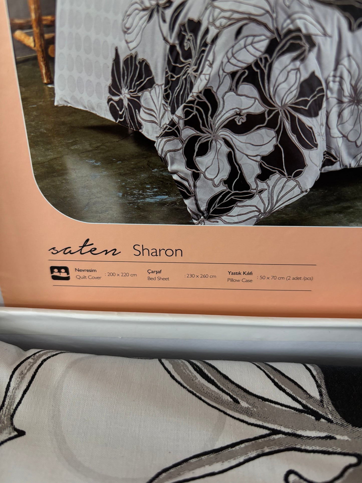 Turkiškas 4 dalių patalynės komplektas