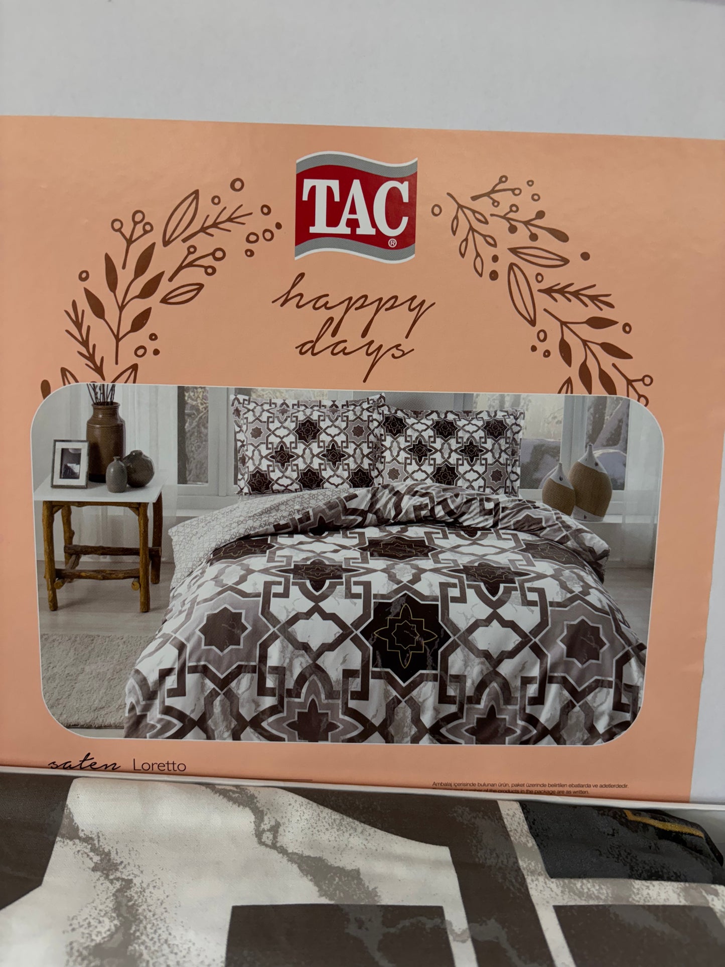 Turkiškas 4 dalių patalynės komplektas